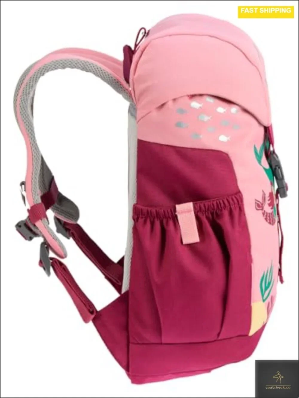 Kids Backpack 8L Daypack with Ergonomic Back Cushions, 3D Airmesh, Water